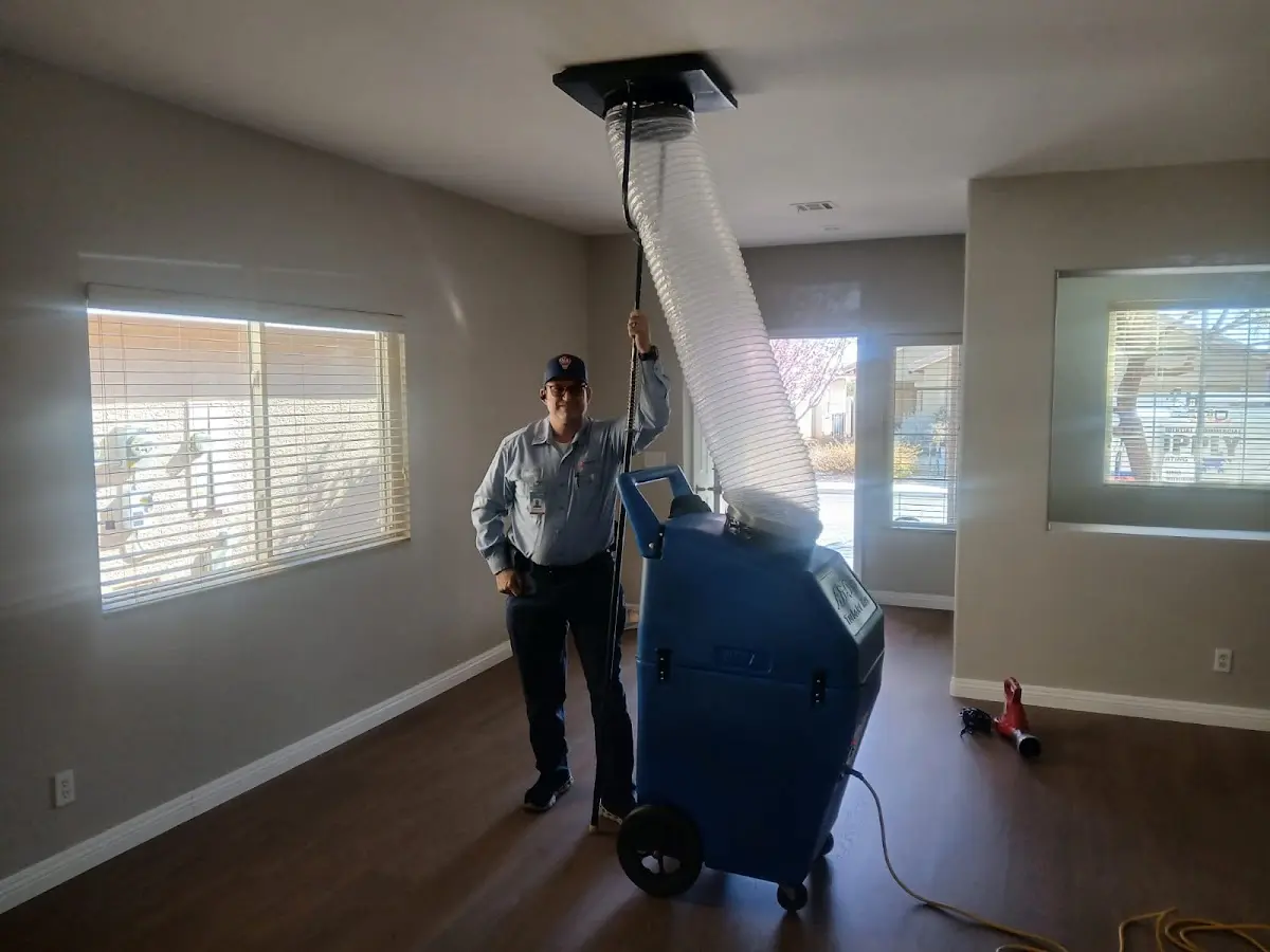 Professional Dryer Vent Cleaning work inside a Universal City home
